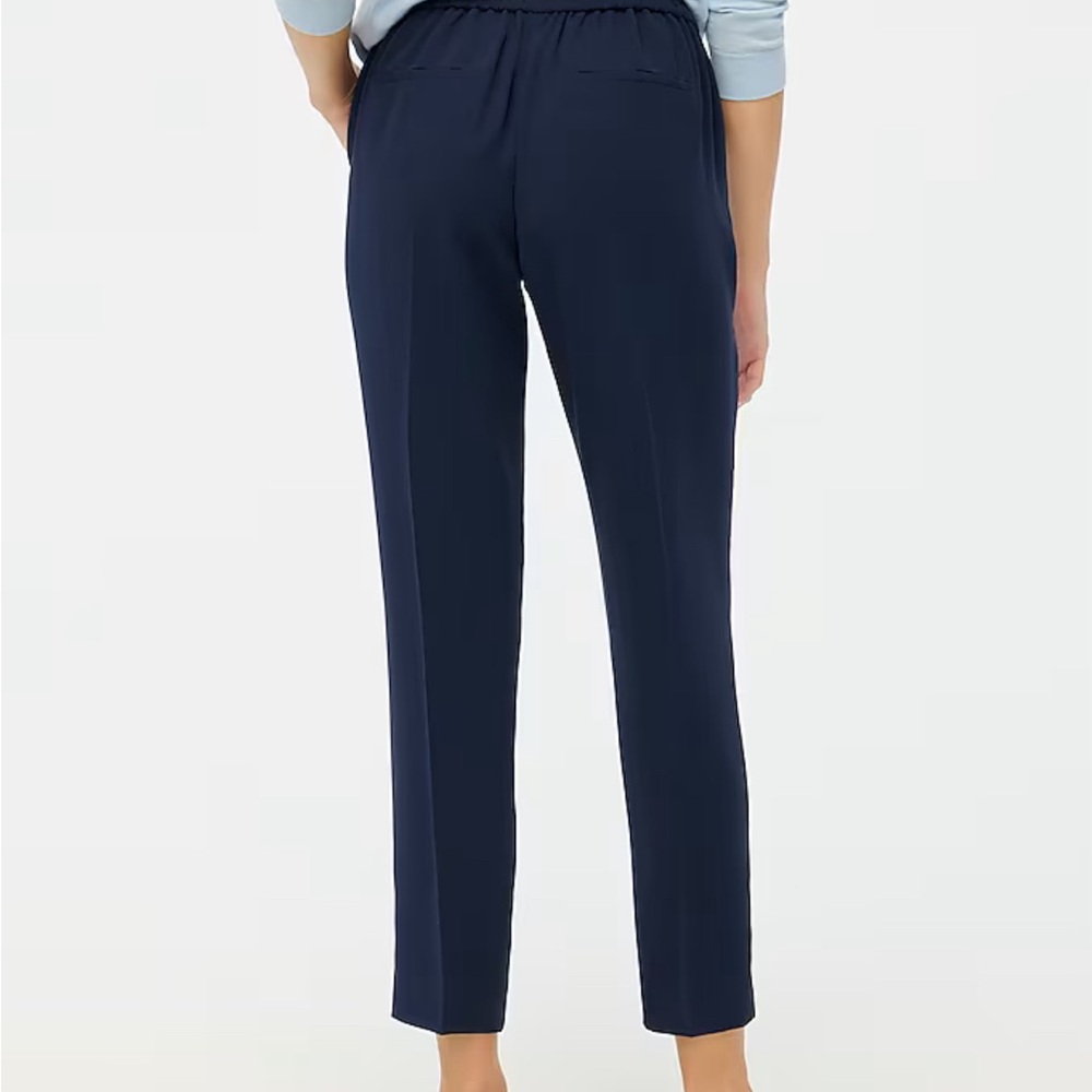 J. Crew Factory Blue Ankle Cropped Pants - Picture 2 of 6